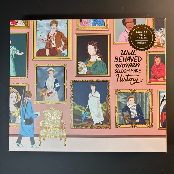 Galison Other - Herstory 1000 Piece Foil Jigsaw Puzzle by Galison